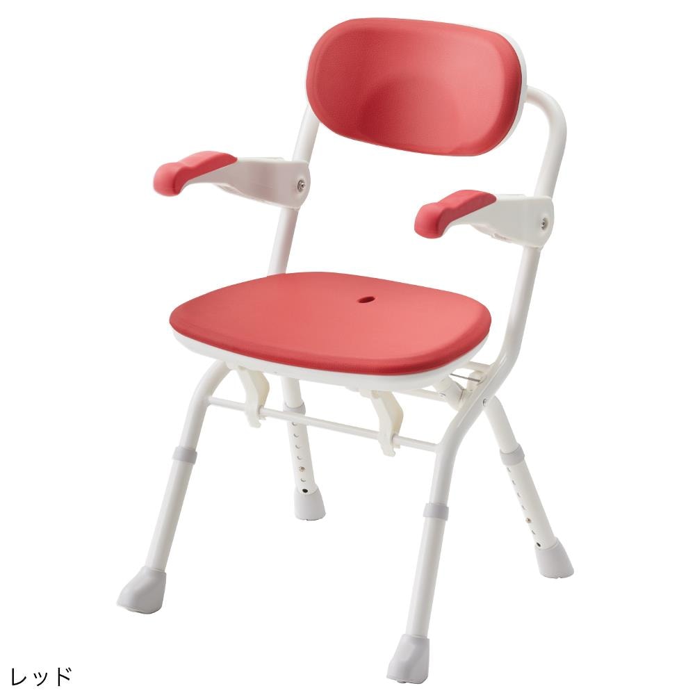 楽らく開閉シャワー ベンチSフィット レッド