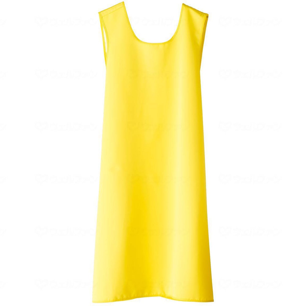 パッとつけられる入浴介護エプロン バナナ L-LL