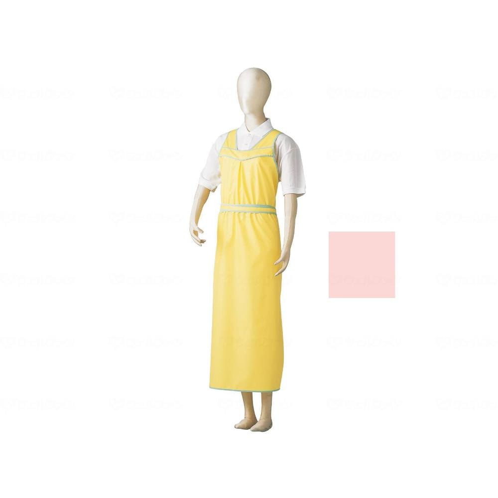 入浴ケアか～るいエプロン2 パウダーピンク LL