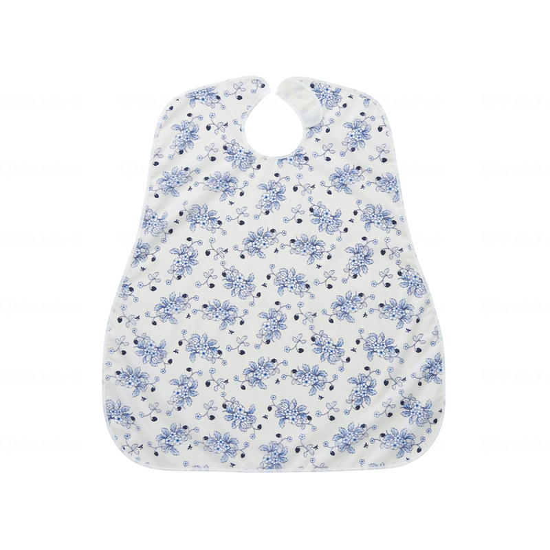 食事用エプロン ベリープレートブルー