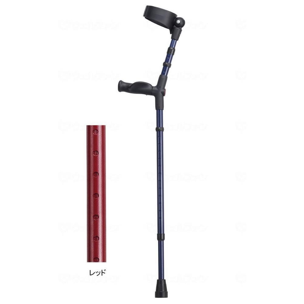 オールニーズクラッチ O型 左手用 レッド | 歩行サポート,杖,クラッチ