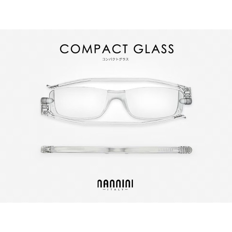 NANNINI コンパクトグラス2 サイモン ナンニーニ 老眼鏡 シニアグラス リーディンググラス コンパクト イタリア製 薄型 おしゃれ おすすめ コンパクトグラス