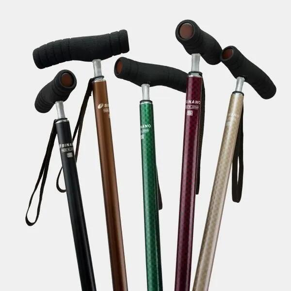 シナノ 抗ウイルス楽ーダ 伸縮 伸縮杖 ステッキ 歩行グッズ、握りやすい シンプル 高齢者 シニア 介護用品 歩行杖プレゼント ギフト
