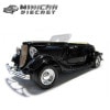 1/24 箱入り ミニカー 1934 FORD Conv. ブラック 1934年 フォード コンバーチブル 黒 アメ車 モーターマックス MOTOR MAX|FORD|ダイキャストミニカー