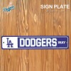 ドジャース サインプレート DODGERS WAY 壁掛け MLB dodgers LA LOS ANGELES ロゴ ガレージ インテリア おしゃれ サインボード ディスプレイ ロサンゼルス インテ