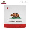 カリフォルニア バンダナ CALIFORNIA FLAG BANDANA 州旗 大判 ハンカチ 西海岸 REPUBLIC BEAR カリフォルニア ベアー アメリカ 雑貨|カリフォルニア雑貨|アメリカ