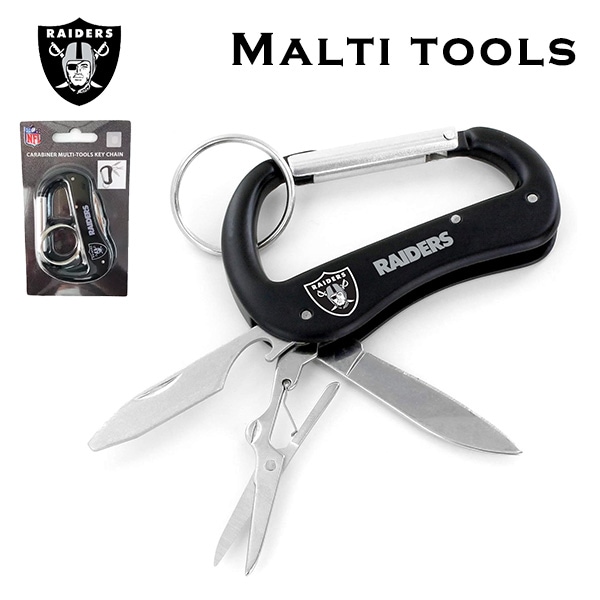 レイダース カラビナ マルチツール キーチェーン キーリング