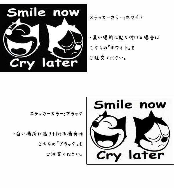 ステッカー フィリックス ツーフェイス 全2色 ホワイト ブラック 車