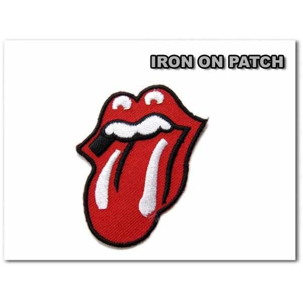 The Rolling Stones ワッペン 刺繍 アイロン 小 ザ・ローリング