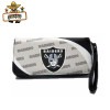 レイダース 財布 ウォレット ロゴ NFL RAIDERS ラウンドファスナー 長財布 おしゃれ プレゼント ストリート グレー ブラック 合皮 アメフト アメリカンフットボール Lowrider ロ