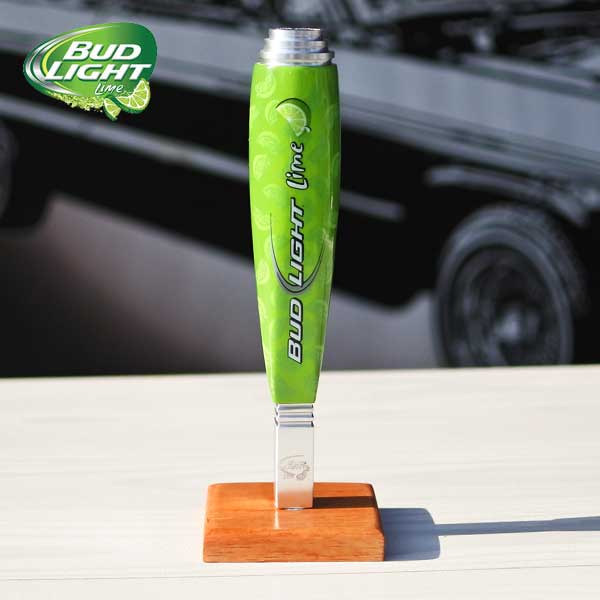 新品 ビアサーバーノブ BUD LIGHT Lime 約18.5cm シフトノブ