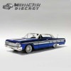 1/24 箱入り ミニカー 1964 CHEVROLET IMPALA GET LOW キャンディーブルー シボレー インパラ ゲット ロー アメ車 ローライダー シェビー モーターマックス Lowr