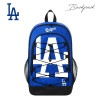 ドジャース バックパック リュックサック バッグ ブルー ブラック リュック MLB dodgers LA LOS ANGELES 大谷翔平 ラウンドポケット カバン リュック デイバッグ ロサンゼル