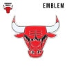 シカゴ ブルズ ロゴ エンブレム アルミ製 NBA CHICAGO BULLS 汎用 車 車用品 カーアクセサリー バスケットボール BASKETBALL 公式ライセンス アメリカ 雑貨|スポーツチー
