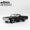 【箱傷み有】 1/24 ワイルドスピード 箱入り ミニカー 1967 CHEVROLET EL CAMINO マットブラック シボレー エルカミーノ アメ車 FAST&FURIOUS X WILD S
