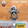 ライセンストッパー ヨセミテ・サム カスタムパーツ ライセンストップ ナンバープレートアクセサリー キャラクター ガンマン Yosemite Sam カーアクセサリー ライセンスプレート ナンバープレ