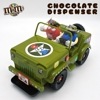 USED品 m&m's チョコレート ディスペンサー レッド ブルー イエロー ミリタリー 軍用車 アメリカン エムアンドエムズ インテリア キャラクター m&m エムアンドエム ディスプレイ チョコ
