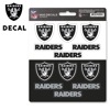 レイダース ステッカー 12枚 デカール ロゴ おしゃれ プレゼント ブラック ホワイト シンプル 小さめ NFL RAIDERS LAS VEGAS ラスベガス ガレージ インテリア アメフト アメ