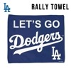ドジャース ラリータオル ロゴ MLB dodgers LA LOS ANGELES ロサンゼルス ブルー ホワイト 大判 プリント タオル おしゃれ プレゼント ハンカチ メジャーリーグ ベースボー