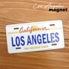 マグネット 磁石 ロサンゼルス Los Angeles California カリフォルニア LA ホワイト ナンバープレート ライセンスプレート 大きめ かわいい かっこいい キッチン おしゃれ イ