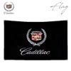 キャデラック バナー ロゴ CADILLAC ブラック ホワイト 壁掛け インテリア 大判 旗 フラッグ ディスプレイ ウォールインテリア 装飾 飾り リビング タペストリー アメ車 おしゃれ 旗 ガ