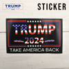 ドナルド・トランプ ステッカー ビニール Donald Trump ドナルド トランプ 車 バイク デカール シール ビニールステッカー USA アメリカ 国旗 星条旗 America おしゃれ アメ