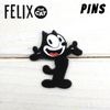 フィリックス ピンバッジ ブローチ バッジ ピンズ PINS FELIX キャラクター 小さめ おしゃれ メタル チカーノ チカーノファッション FELIX THE CAT フィリックス ザ キャット
