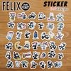 フィリックス シール セット 40枚 ステッカー FELIX THE CAT キャラクター かわいい おしゃれ ネコ 猫 フィリックス ザ キャット felix LA LOS ANGELS ロサンゼル