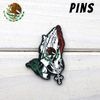 プレイングハンド ピンバッジ メキシコ MEXICO おしゃれ シンプル PRAYING HANDS 合掌 プレゼント PINS ハットピン ピンズ プレイング ハンド ストリート 国章 国旗 蛇 鷲