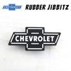 CHEVROLET ジビッツ シボレー ボウタイ ロゴ ブラック ラバー クロックス アクセサリー サンダル カスタム アメ車 車 インパラ IMPALA カプリス カマロ コルベット シェベル シン
