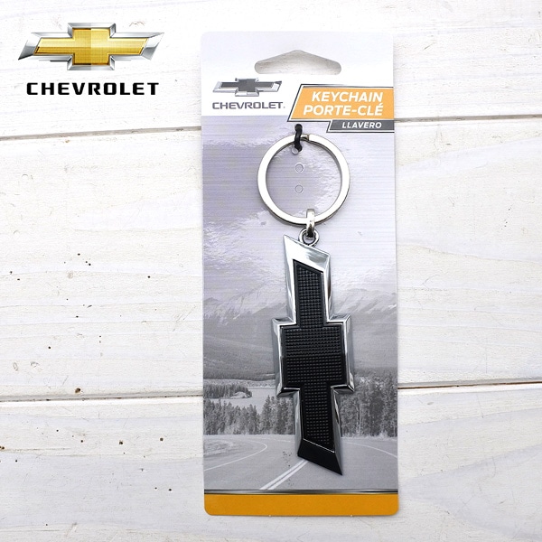 【まちこ】　CHEVROLET シボレー メッキ キーホルダー 男女ペア keyholder-0301_0.jpg