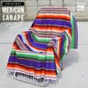 サラペ マルチカラー No.50 メキシカン ラグ 大判 厚手 メキシカン MEXICO ブランケット エスニック ラグマット キャンプ アウトドア カバー シート 敷物 飾り 装飾 マルチカバー ソ
