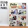 フィリックス アートパネル アートボード FELIX THE CAT キャンバスアート 漫画 マンガ 立てかけ フィリックス ザ キャット ネコ 壁掛け アート パネル ウォールアート 装飾 ディスプ