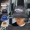 バケットハット メンズ レディース #85 全3色 LA 刺繍 ブラック ブルー ベージュ 黒 青 ロサンゼルス Los Angeles 大人サイズ バケット ハット バケハ ストリート ブルー おし
