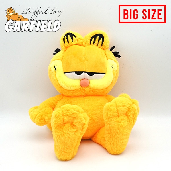 ガーフィールド ぬいぐるみ キャラクター GARFIELD 吸盤 オレンジ