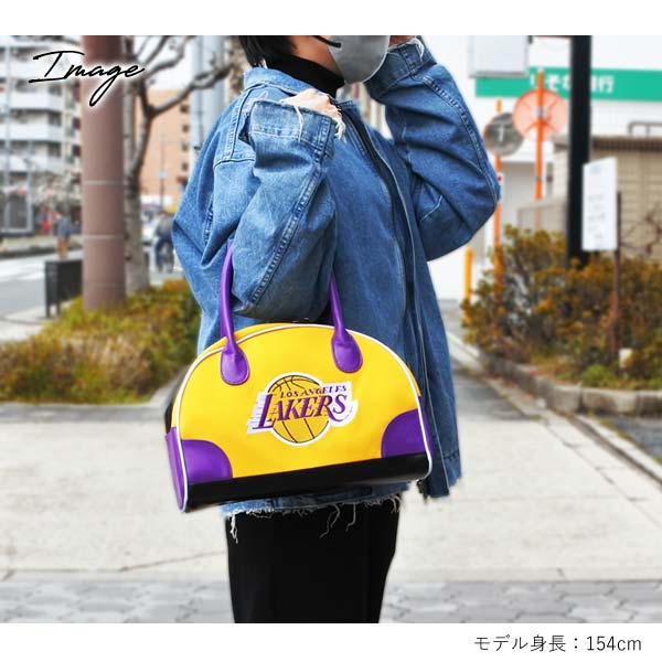 レイカーズ ボストン バッグ NBA LOS ANGELES LAKERS ロゴ エンブレム