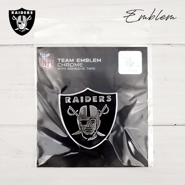 レイダース ロゴ エンブレム バッジ プラスチック ブラック 車 カー