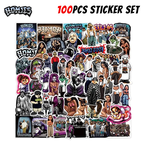 ホーミーズ ステッカー セット 100枚 シール Homies チカーノ