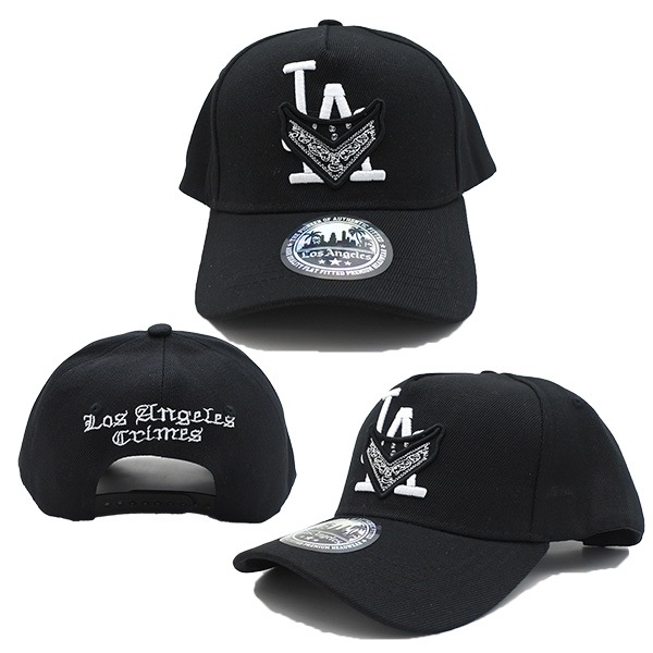 キャップ メンズ レディース #39 LA 刺繍 ブラック ホワイト