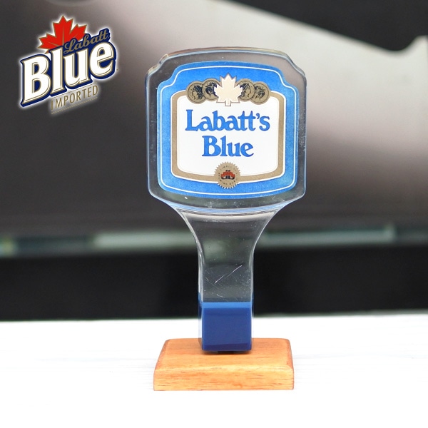 USED品 ビアサーバーノブ LABATT BLUE beer 約15.2cm シフトノブ