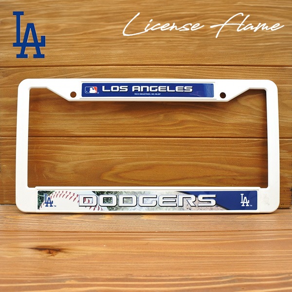 ドジャース ナンバーフレーム USサイズ ホワイト MLB dodgers LA LOS 