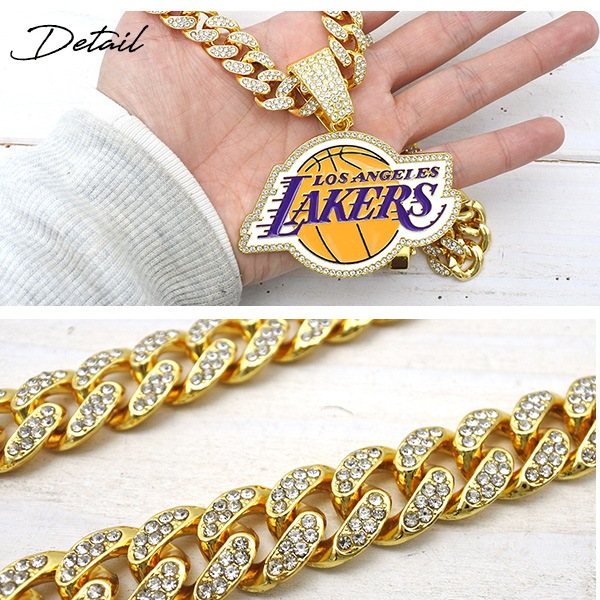レイカーズ ネックレス ロゴ NBA LOS ANGELES LAKERS ロサンゼルス