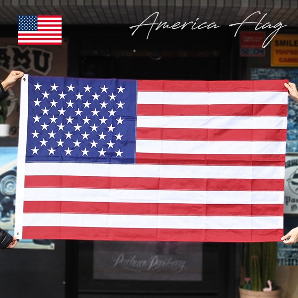 アメリカ フラッグ バナー 刺繍 旗 タペストリー ウォールインテリア