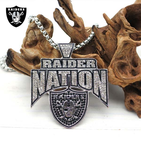 レイダース ネックレス クローム NFL RAIDERS necklace RAIDERS NATION