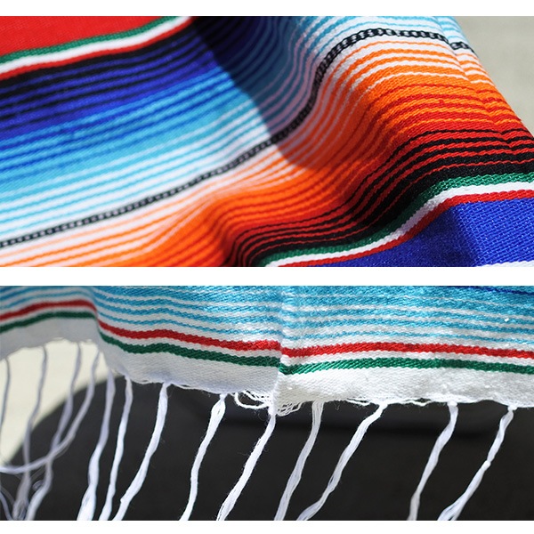 USヴィンテージ メキシカンラグ 大判 マルチカバー ブランケット