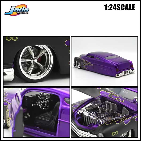 1/24 箱入り ミニカー 1951 MERCURY パープル ブラック