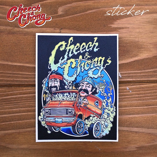 ステッカー CHEECH & CHONG ビニールステッカー UP IN SMOKE 車 シール