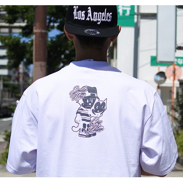 Tシャツ 半袖 メンズ ホワイト SHAKA WEAR シャカ FELIX THE CAT