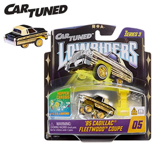 Caddy Bump クラシックカー ミニカー　ローライダー　レア　キャデラック ダイキャストミニカー 1985 CADILLAC FLEETWOOD COUPE 1985年