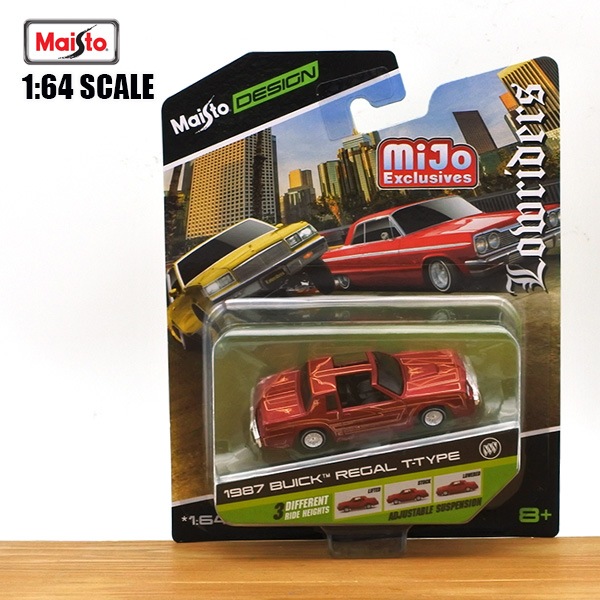 1/64 ミニカー 1987 BUICK REGALT TYPE レッド 1987 ビュイック